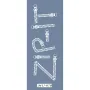MU70 Mix Media Fermuar Stencil