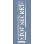 MU71 Mix Media Top Secret Stencil