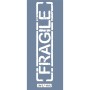 MU81 Mix Media Fragile Yazı Stencil