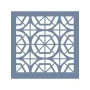 EHD01 Fayans Model Geometrik Desen Stencil 20x20 cm