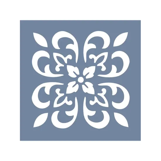 EHD06 Fayans Model Dekoratif Simetrik Stencil 30x30 cm