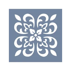 EHD06 Fayans Model Dekoratif Simetrik Stencil 40x40 cm