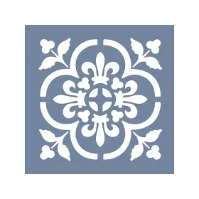 EHD08 Fayans Model Floral Desen Stencil 20x20 cm