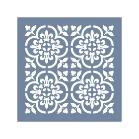 EHD10 Fayans Model Floral Fayans Stencil 33x33 cm