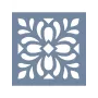EHD13 Fayans Model Floral Geometrik Stencil 25x25 cm