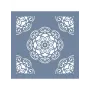 EHD14 Fayans Model Geometrik Mandala Stencil 20x20 cm