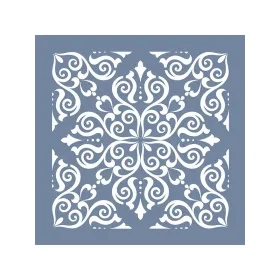 EHD15 Fayans Model Floral Desen Stencil 30x30 cm