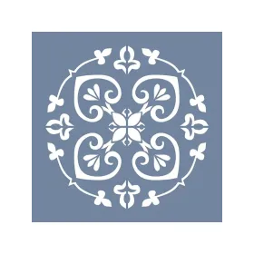 EHD18 Fayans Model Floral Desen Stencil 20x20 cm