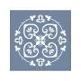 EHD18 Fayans Model Floral Desen Stencil 45x45 cm