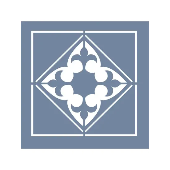 EHD21 Fayans Model Geometrik Desen Stencil 45x45 cm