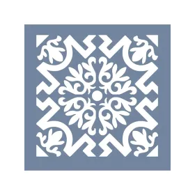 EHD22 Fayans Model Dekoratif Desen Stencil 20x20 cm