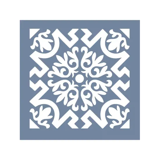 EHD22 Fayans Model Dekoratif Desen Stencil 30x30 cm