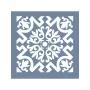 EHD22 Fayans Model Dekoratif Desen Stencil 40x40 cm