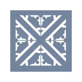 EHD25 Fayans Model Geometrik Desen Stencil 40x40 cm