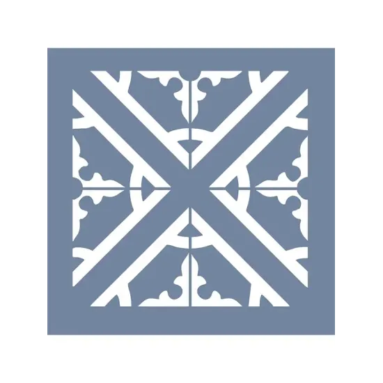 EHD25 Fayans Model Geometrik Desen Stencil 40x40 cm