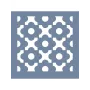 EHD31 Fayans Model Geometrik Desen Stencil 40x40 cm