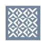 EHD39 Fayans Model Geometrik Desen Stencil 25x25 cm