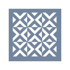 EHD39 Fayans Model Geometrik Desen Stencil 33x33 cm