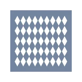 EHD42 Geometrik Model Baklava Deseni Stencil 33x33 cm