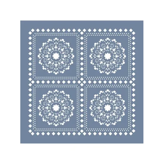 EHD56 Dekoratif Model Stencil 30x30 cm