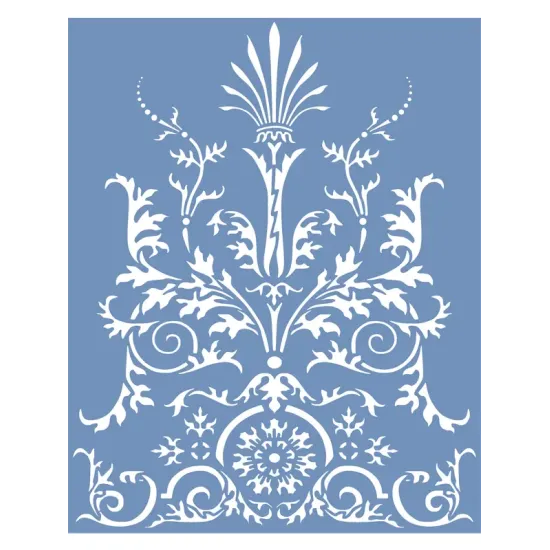 EHD68 Göbek Model Floral Stencil 80x1000cm