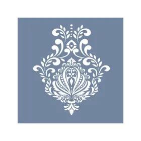ÇES13 Etnik Model Çiğdem Işık Floral Desen Stencil 45x45cm