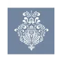 ÇES13 Etnik Model Çiğdem Işık Floral Desen Stencil 45x45cm