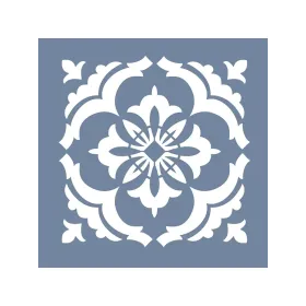 TCS01 Fayans Model Çiçek Desenli Stencil 30x30cm