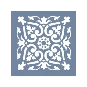TCS06 Fayans Model Floral Desen Stencil 30x30cm