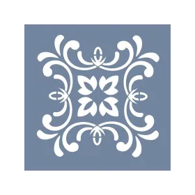 TCS07 Fayans Model Floral Desen Stencil 30x30cm