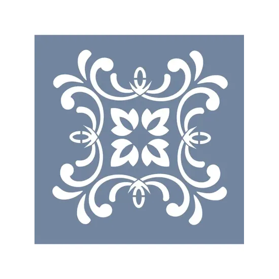 TCS07 Fayans Model Floral Desen Stencil 30x30cm