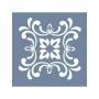TCS07 Fayans Model Floral Desen Stencil 30x30cm