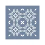 TCS12 Fayans Model Floral Desen Stencil 30x30cm