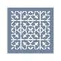 TCS13 Fayans Model Geometrik Çiçek Stencil 30x30cm