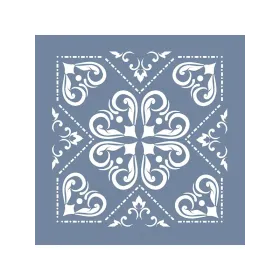 TCS15 Fayans Model Floral Desen Stencil 30x30cm