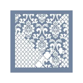 GCS001 Kolaj Model Grunge Duvar Stencil 45x45cm