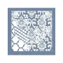 GCS004 Kolaj Model Grunge Duvar Stencil 45x45cm