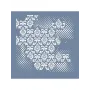 GCS007 Kolaj Model Grunge Duvar Stencil 45x45cm
