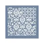 GCS008 Kolaj Model Grunge Duvar Stencil 45x45cm