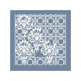 GCS009 Kolaj Model Grunge Duvar Stencil 45x45cm