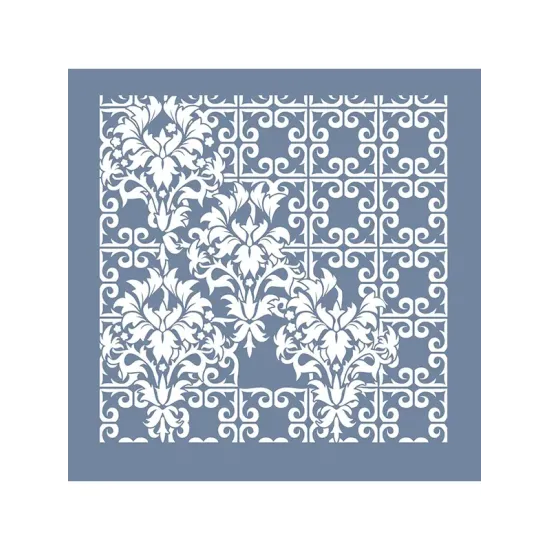 GCS009 Kolaj Model Grunge Duvar Stencil 45x45cm