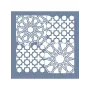 GCS010 Kolaj Model Grunge Duvar Stencil 45x45cm
