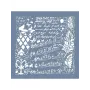 GCS013 Kolaj Model Grunge Duvar Stencil 45x45cm
