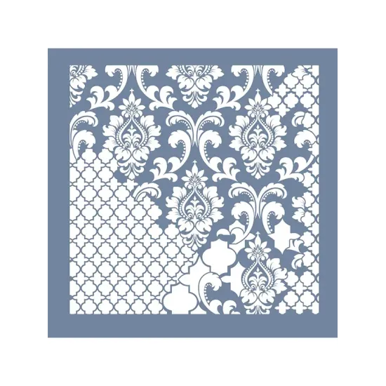 GCSM01 Kolaj Model Grunge Duvar Stencil 25x25cm