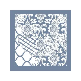 GCSM04 Kolaj Model Grunge Duvar Stencil 25x25cm
