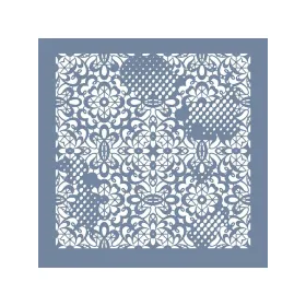 GCSM06 Kolaj Model Grunge Duvar Stencil 25x25cm