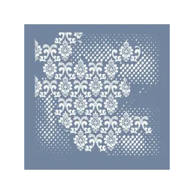 GCSM07 Kolaj Model Grunge Duvar Stencil 25x25cm