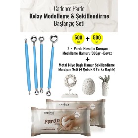 2 adet 500GR Pardo Hamur ve Marzipan Set - Cadence Modelleme Hamuru Avantajlı Başlangıç Seti