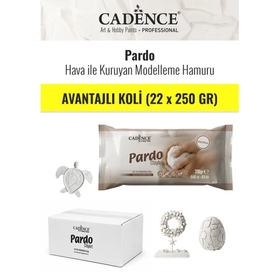 1 Koli 250GR Pardo Hamur - Cadence Modelleme Hamuru 22 adet