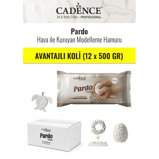 1 Koli 500GR Pardo Hamur - Cadence Modelleme Hamuru 12 adet